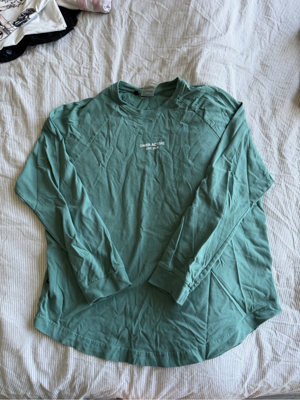 Oner Active Long Sleeve Crew in Teal Green